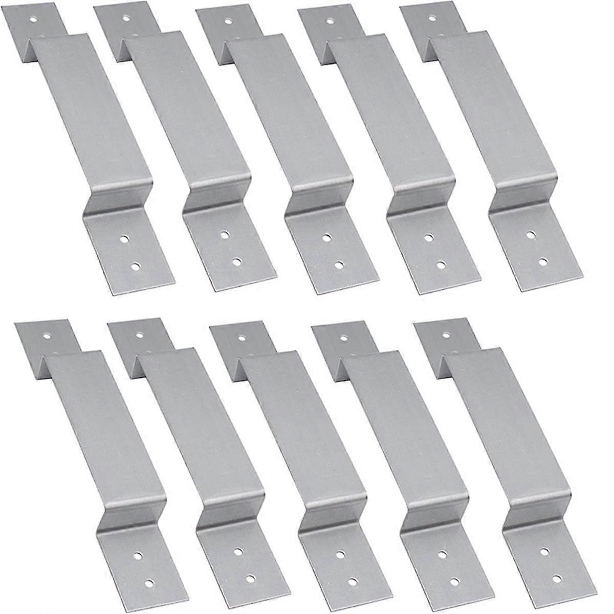 Fence Panel Clips Fence Post Bracket Galvanized Fence Clip Fence Board Fixer for 100mm/4Inch Post F