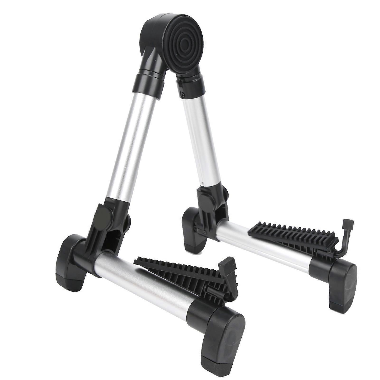 Gitarrstativ Vikbart och infällbart bärbart vertikalt musikinstrumentskärmfäste