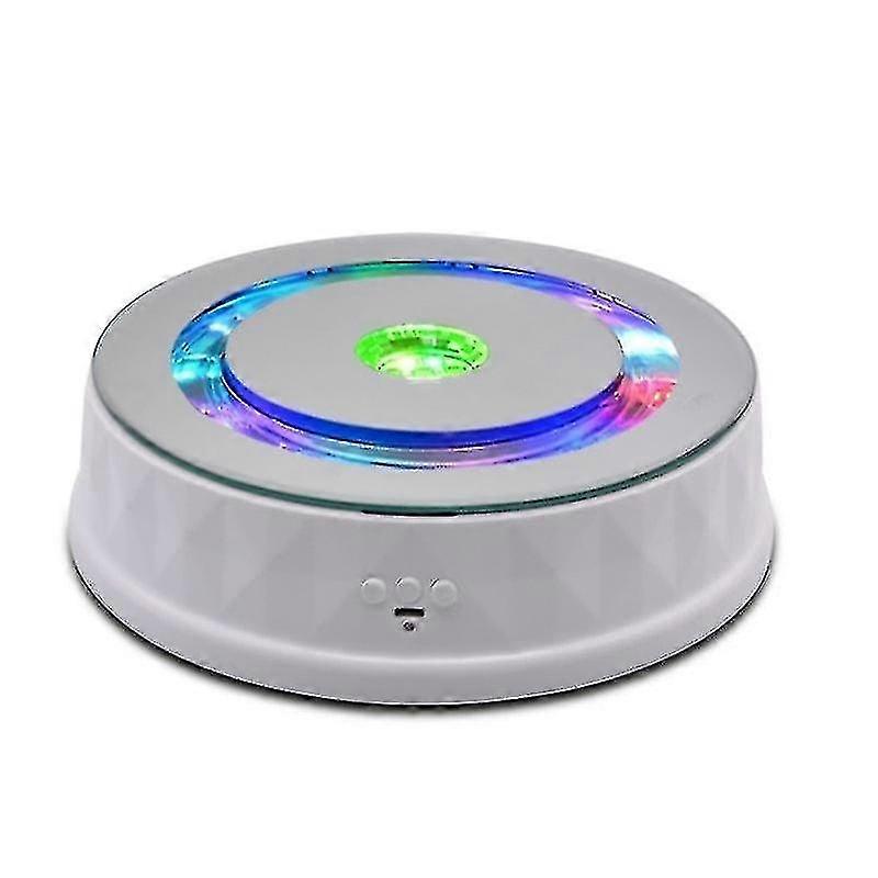 Led Light Electric Rotating Turntable Display Stand