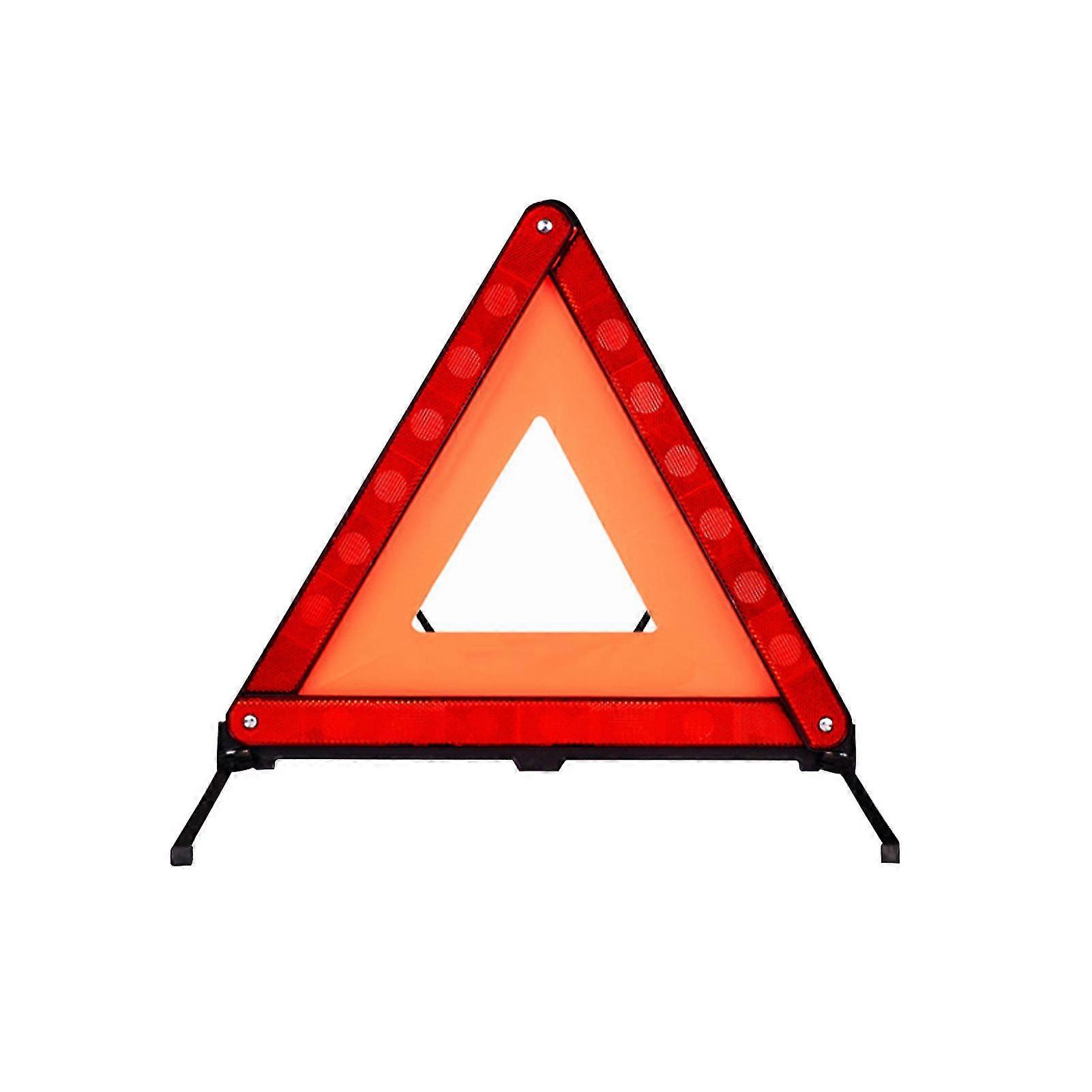 Warning Sign Folding Sturdy ABS Car Warning Triangle Emergency Reflector for Parking