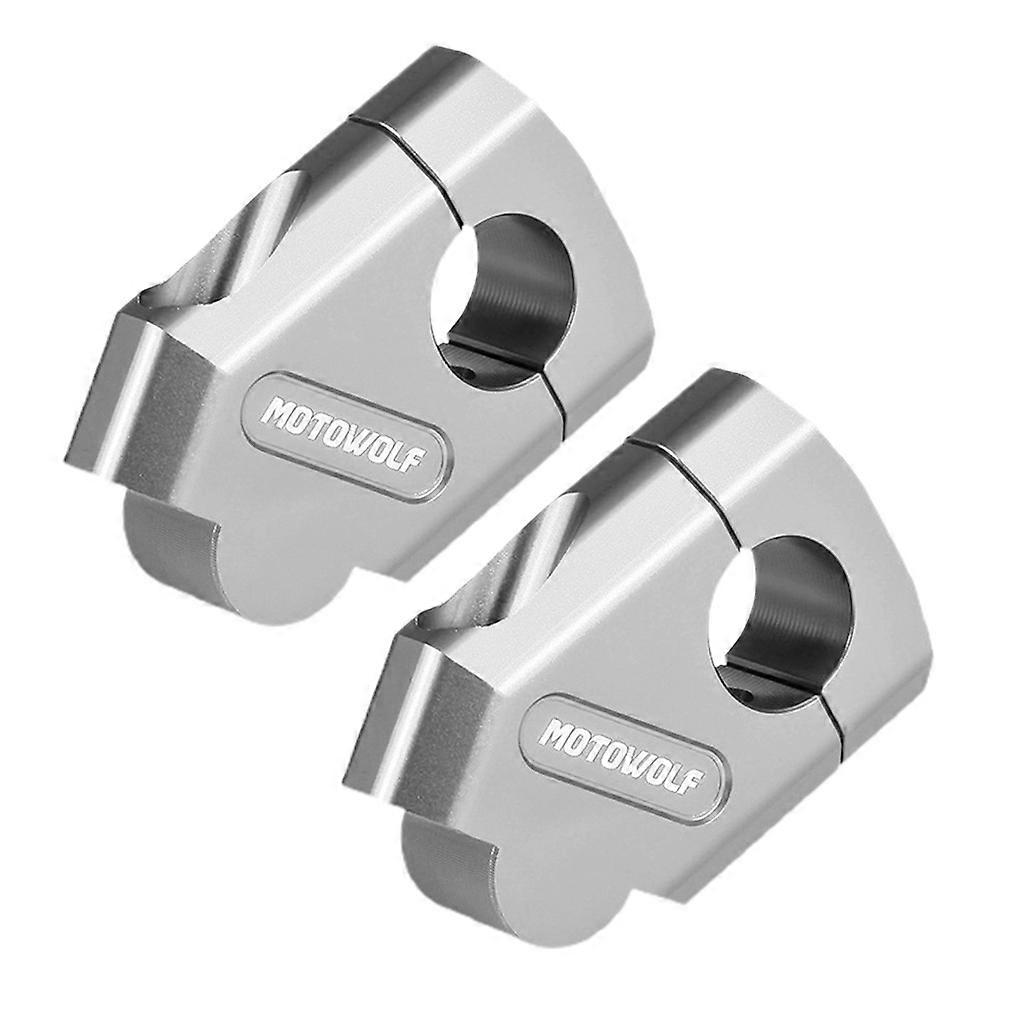 Motorcycle Handlebar Mount Bracket Clamps Handle Bar Riser Height for 22mm 28mm