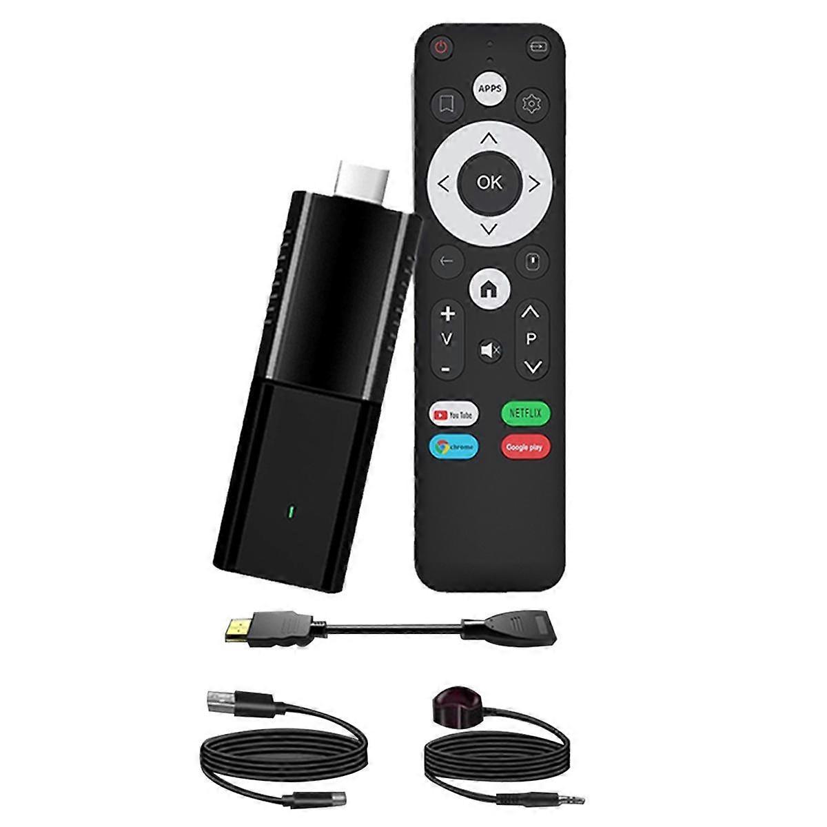 I96 D5 TV Stick H313 1GB+8GB 4K 2.4G+5G Dual WiFi Android TV Box TV Stick Media Player Set Top Box EU Plug