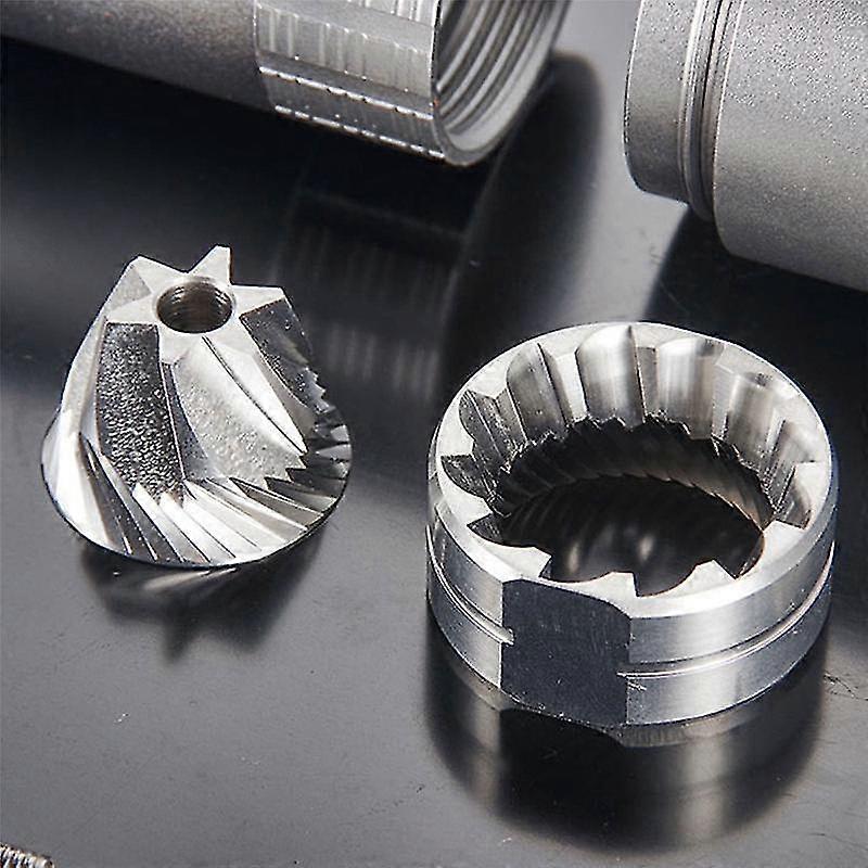 Coffee Grinder Disc, Coffee Grinding Disc Core Kit Enhanced Cutting Ability High Efficiency for Mil