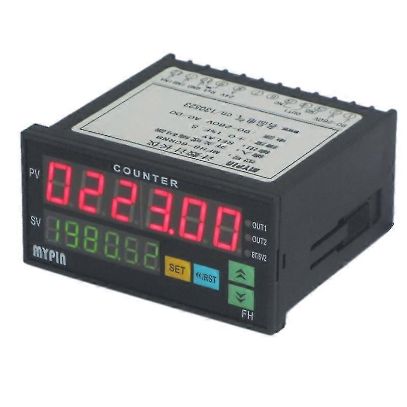 Counter Mini Length Batch Meter 1 Preset Relay Output Count Meter Practical Length Meter 90-260v A
