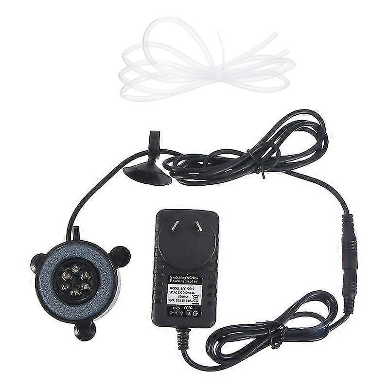 aquarium fish tank led diving lighting decorative floodlight round bubble light (au plug)