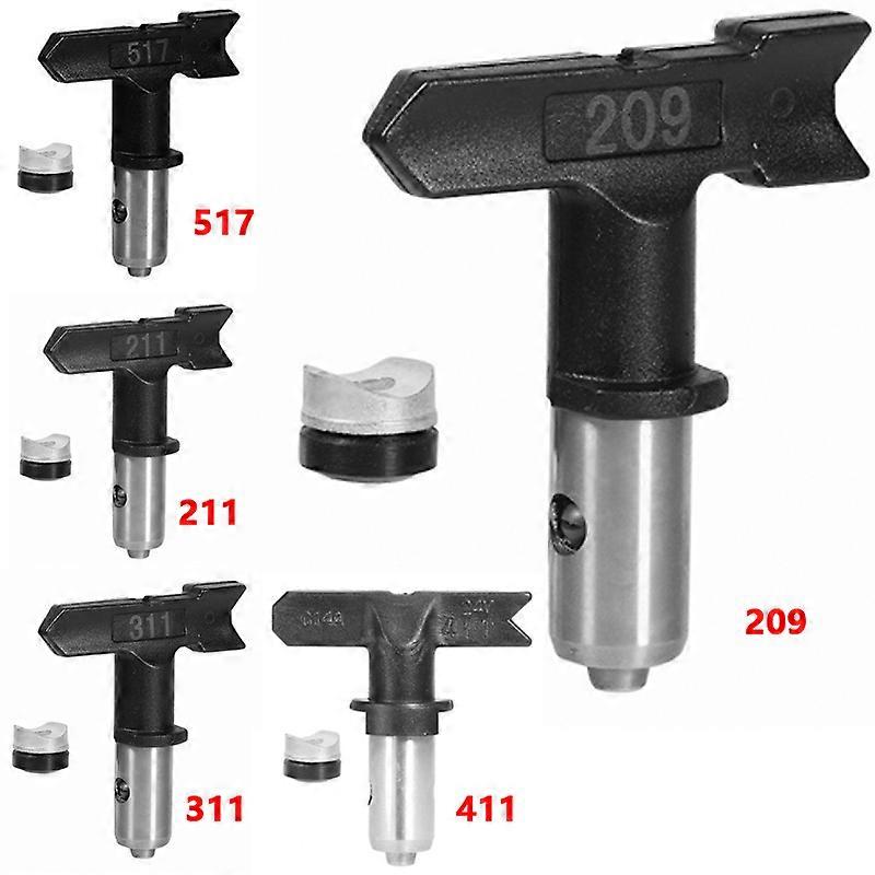 Durable 209 / 211 / 311 / 411 / 517 Airless Pistolet De Pulvérisation Buse En Acier Peinture Pistolet De Pulvérisation Conseils Accessoires De Buse
