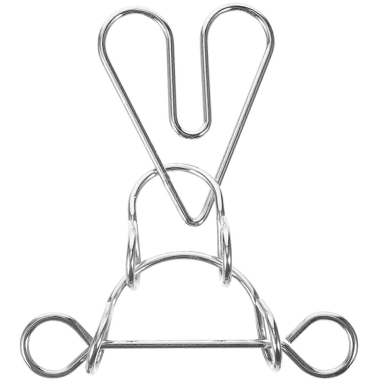 Puzzle Solution Lock Puzzle Ring Educational Metal Puzzle Ring Heart Puzzle Ring for Kids