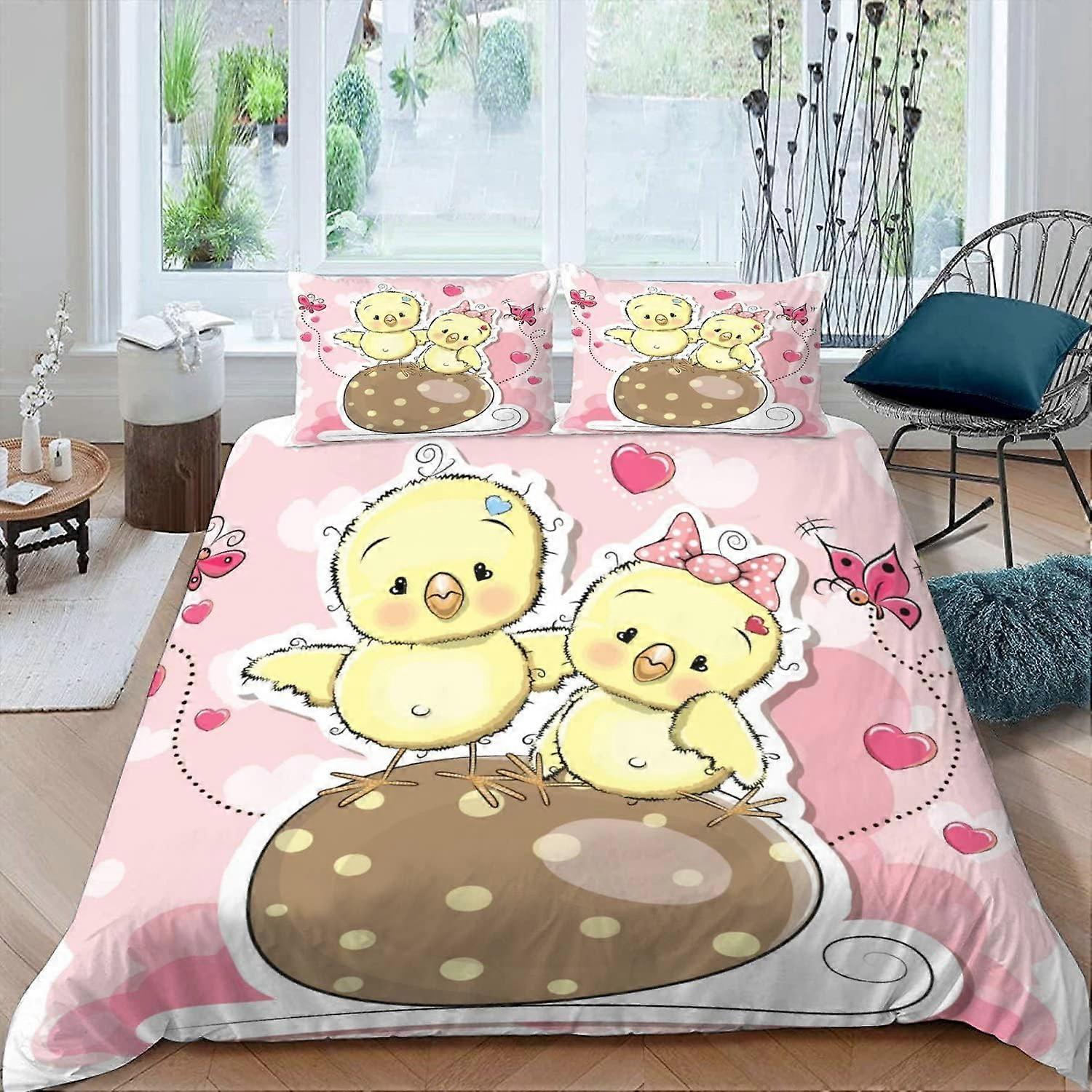 Funny Chicken WJ1403040CL Duvet Cover Set
