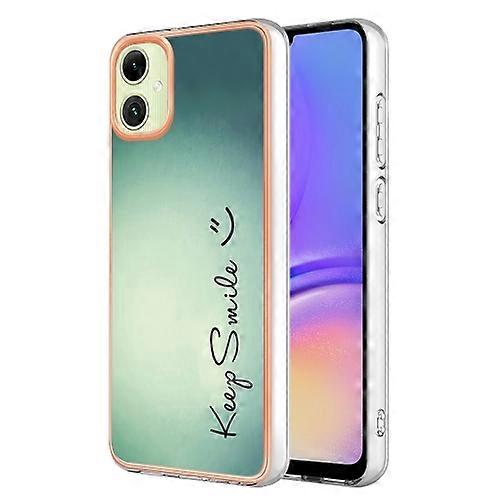 For Samsung Galaxy A05 Electroplating Marble Dual-side IMD Phone Case