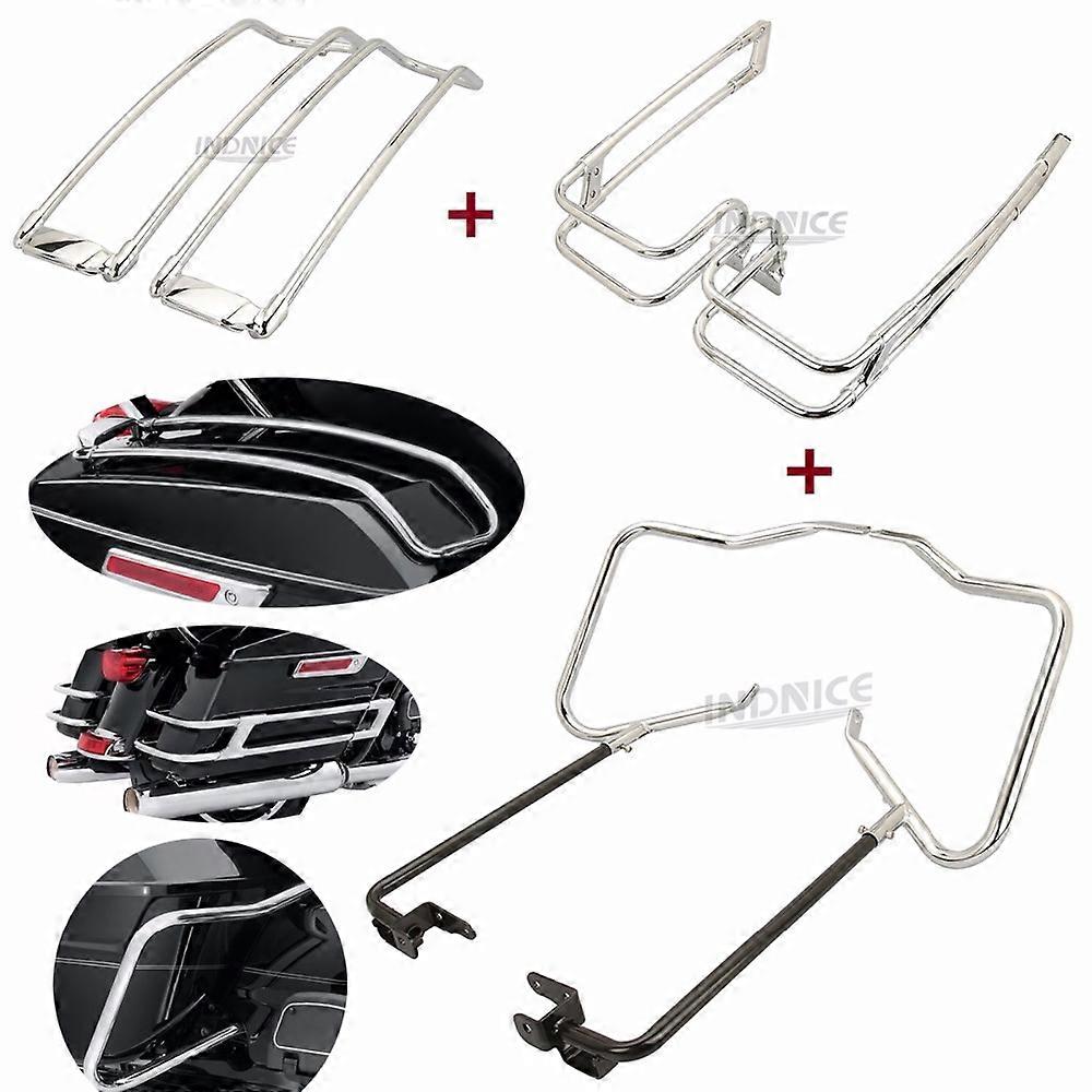 دراجة نارية سرج حقيبة قوس حارس للطريق flhr السكك الحديدية حارس الترا FLTRU السرج قوس 16-18