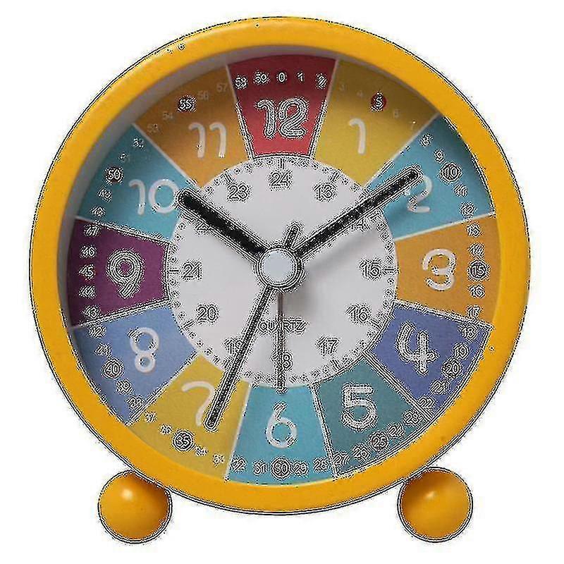 子供のための学習時計 - 時間を教えて時計を教える - 寝室のための子供の壁時計 - キッズルームの壁の装飾