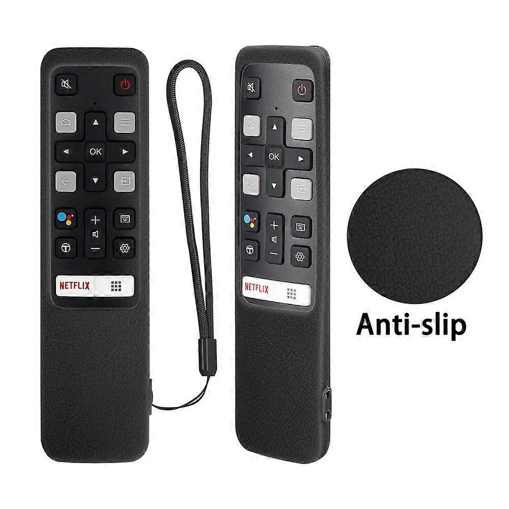 RC802V FNR1 Voice Remote Control Cases Fit for TCL Android 4K Smart TV 49P30FS 65P8S 55C715 49S6800 43S434 Protective Cover