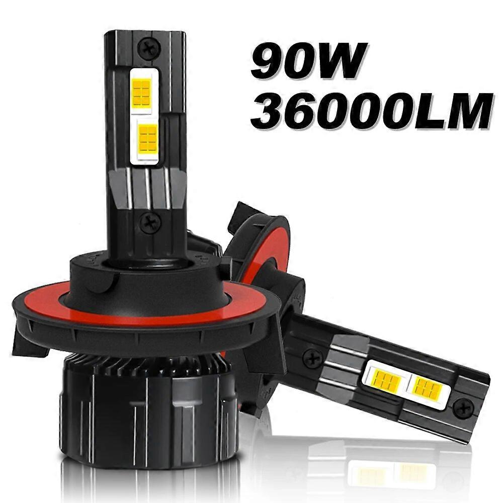 ASLENT H13 9007 9004 H4 H7 LED Car Headlight Bulb 36000LM 90W H11 9005 HB3 9006 HB4 Light Vehicle Auto CANBUS 6000K 6500K M9