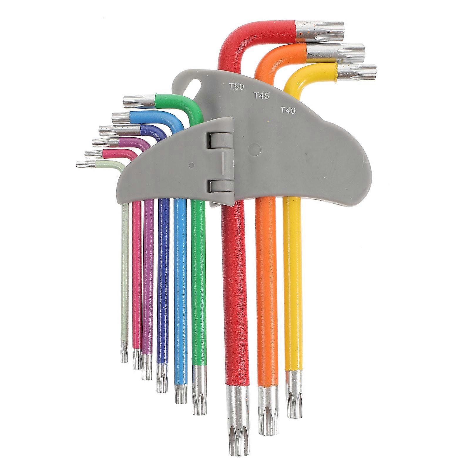 1 Set Torx Wrench Assorted Torx Screwdriver Multipurpose Long Arm Torx Wrench