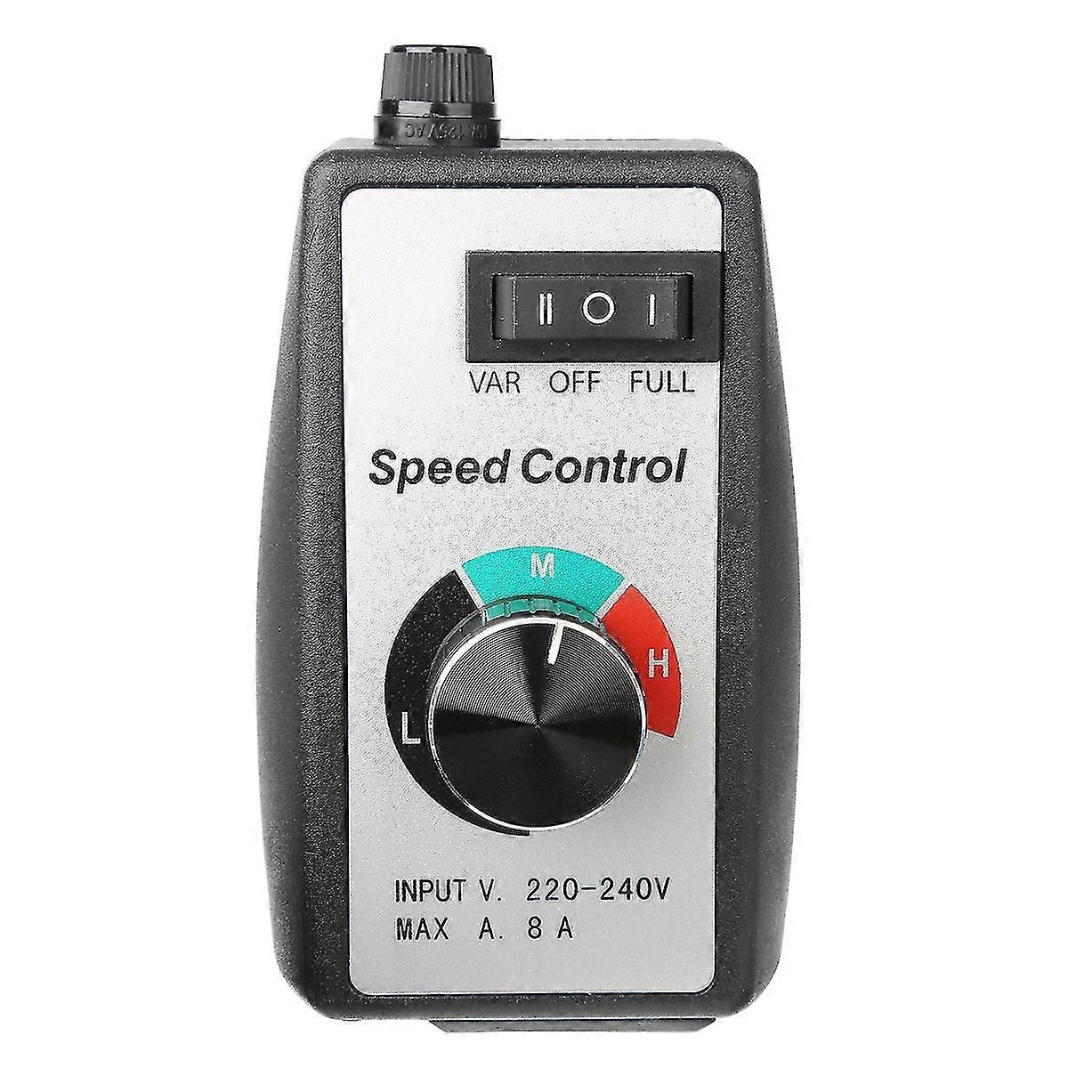 Eu Plug Motor Speed Controller Universal Electronic Stepless Governor Switch Blower Duct Fan Speed