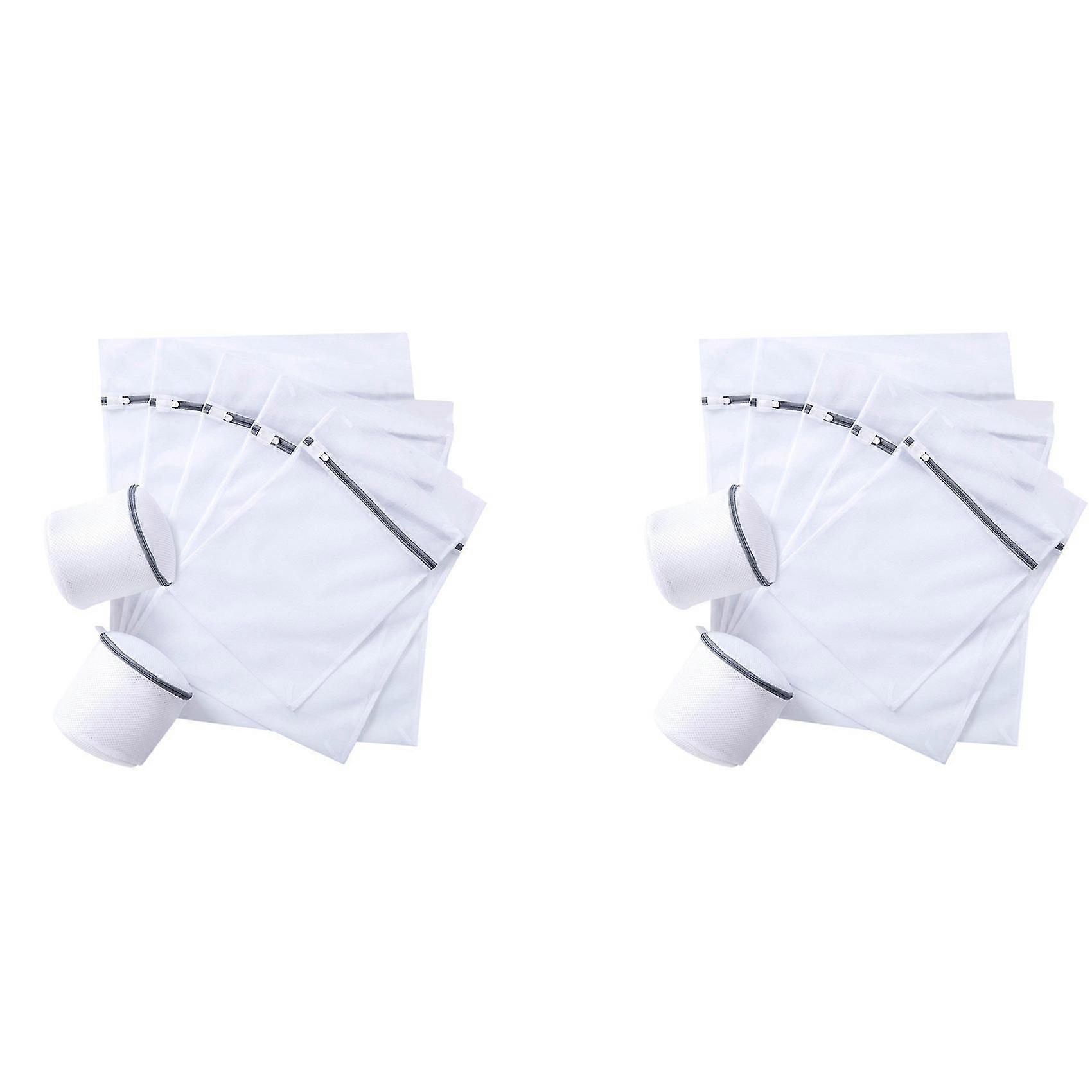 Laundry Net, Laundry Bag, Laundry Bag, For Washing Machine, Durable With Zipper (14 Pieces)