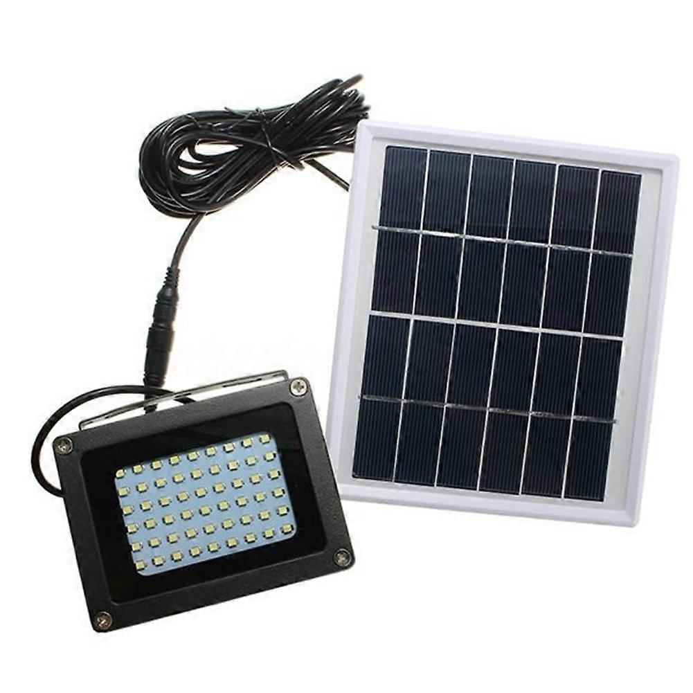 Solar 54 LED Light Sensor Flood Spot Lamp Garden Outdoor Security Waterproof