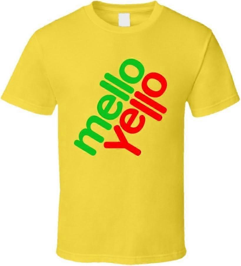 80's Retro Mellow Yellow T Shirt