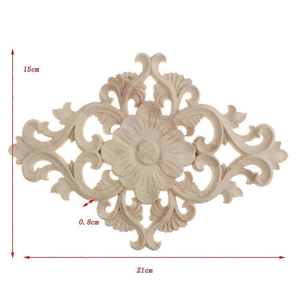 7x خشبية منحوتة زاوية زين الإطار الأثاث الحرفية مجلس الوزراء الزاوية Onlay القوالب الحرف اليدوية ديكور