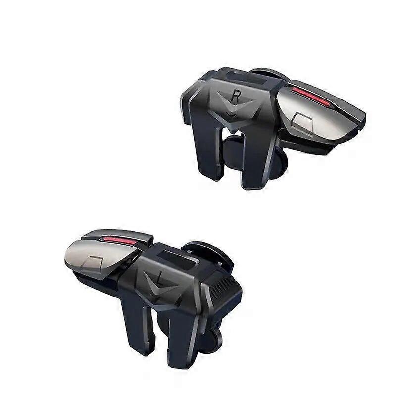 Six Finger Linkage Chicken Eating Artifact Game Controller Metal Fire Button Chicken Eating Auxiliary Button Game Controller