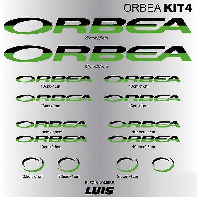 Frame Sticker for ORBEA MTB Mountain Bike Road Bike Bicycle Cycling Decals Two Tone Color style 9