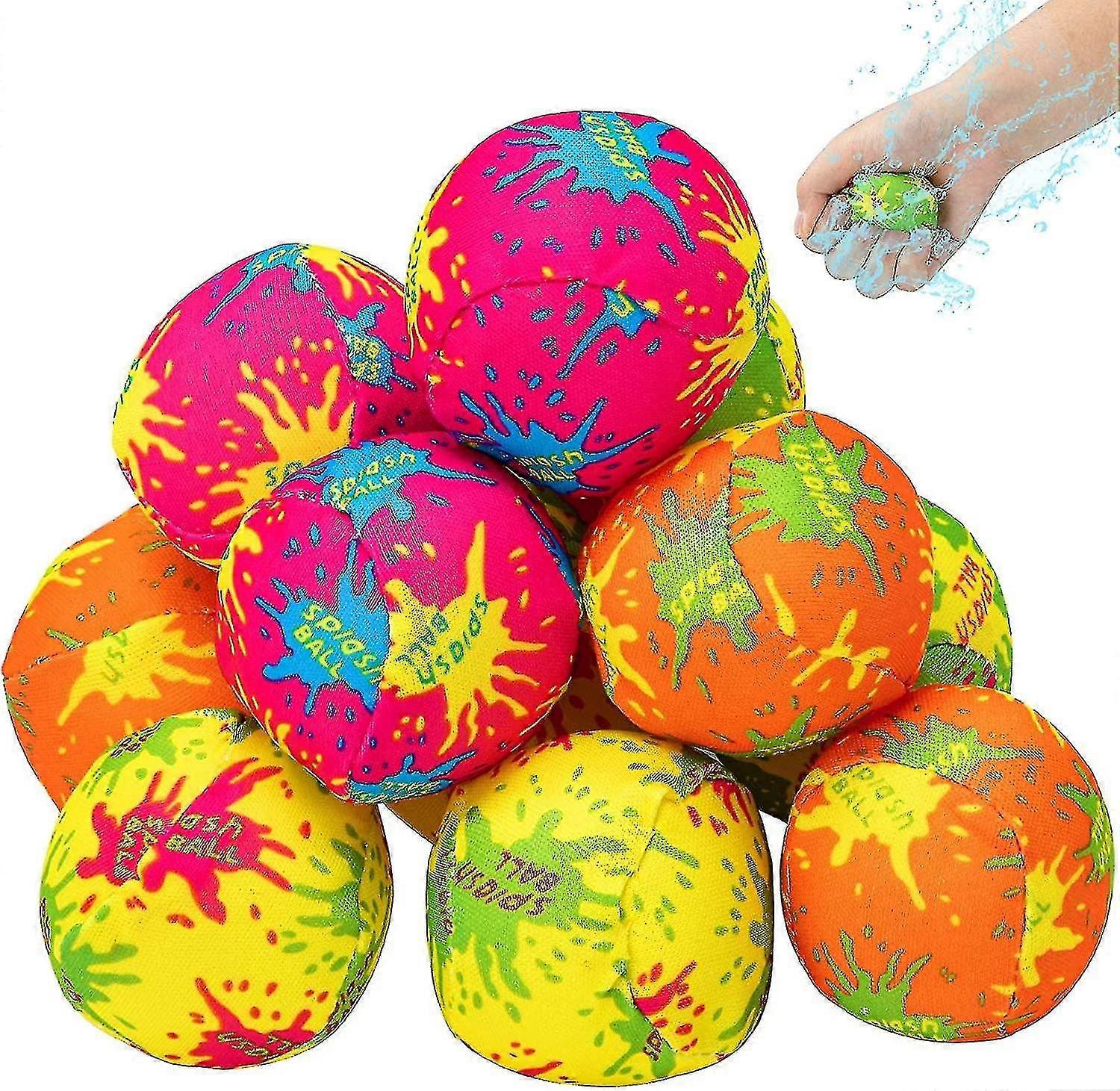 Water Bomb Splash Balls 10 Pcs Toys Splash Balls Water Fight Games For Kids Pool Beach Party-random Color