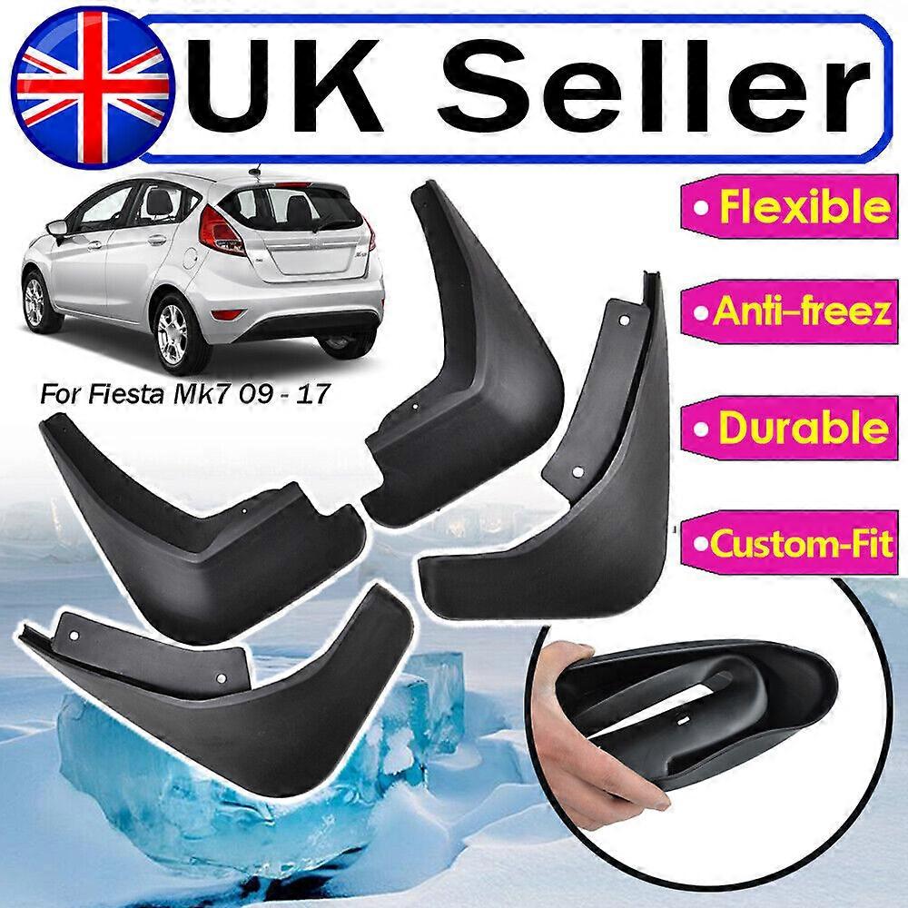 Applies to For Ford Fiesta MK7 2008-2017 Set Front Rear Mud Flaps Splash Guards Mudguards