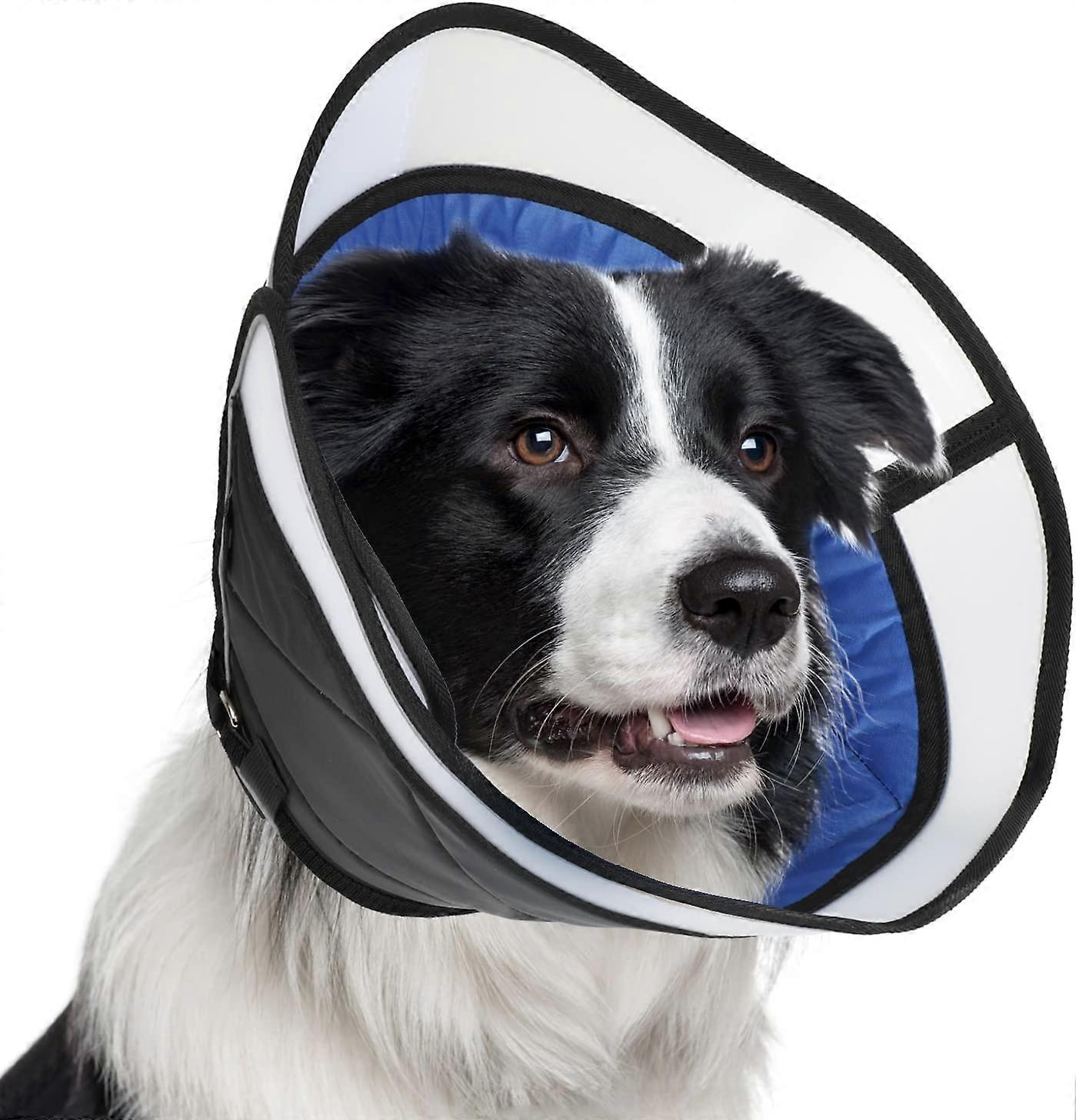 Manificent Dog Cone Collar for Dog After Surgery, Soft Recovery Cone for Medium