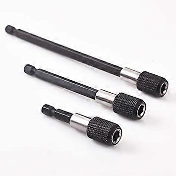 1/4 Drill Bit Extension Set, 2 Pieces Flexible Drill Bit Extension Shaft, 3 Pieces Quick Change Magnetic Screwdriver Bit Holder