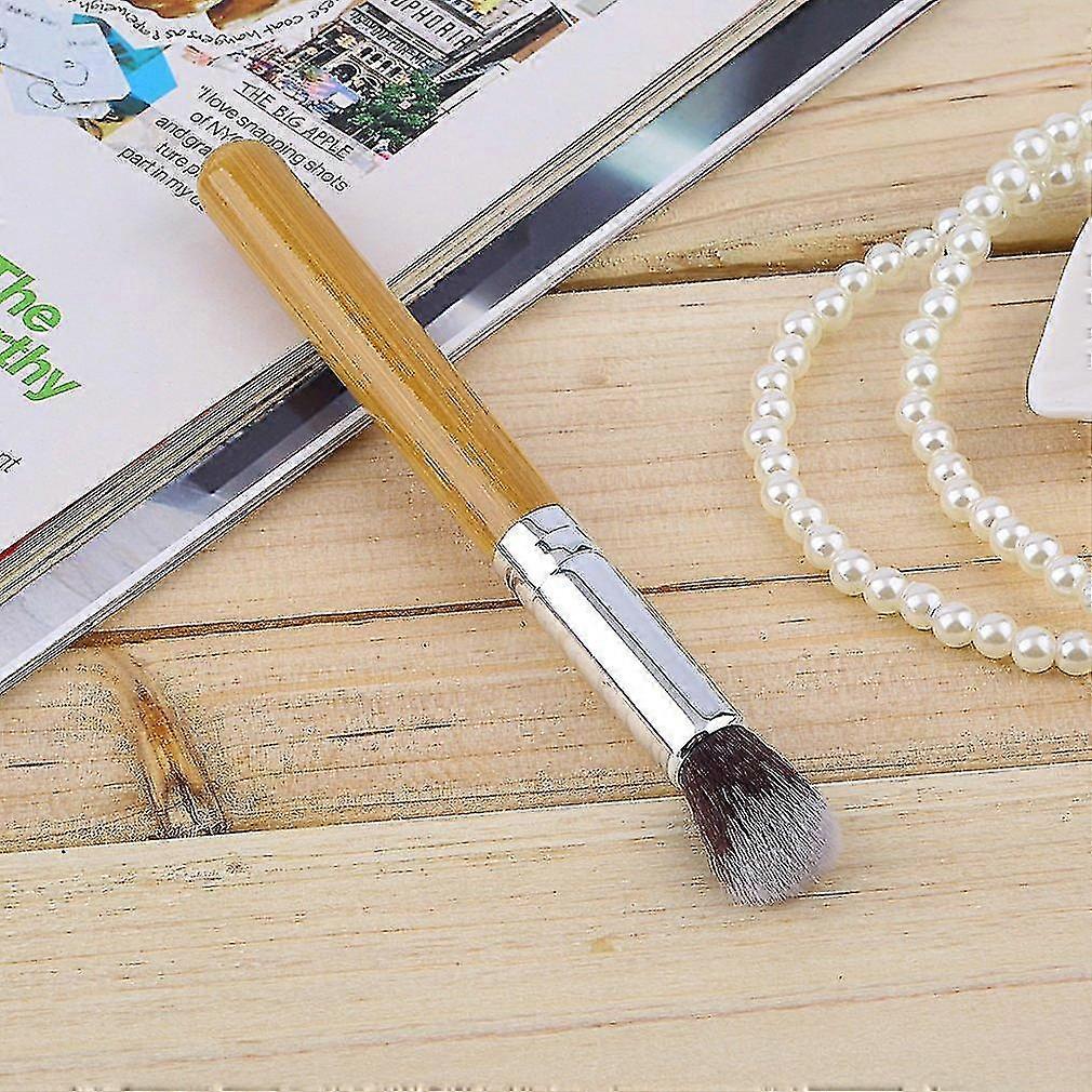 Bamboo Handle Makeup Brush Cosmetic Brushes Nose Shadow Powder Tool
