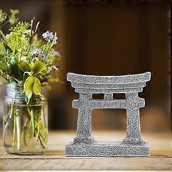 Miniature Porte Torii Japonaise En Résine - Décoration Maison, Jardin Ou Aquarium - Style Zen