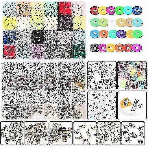 5848. كلاي هيشي الخرز القرص الخرز كيت ل