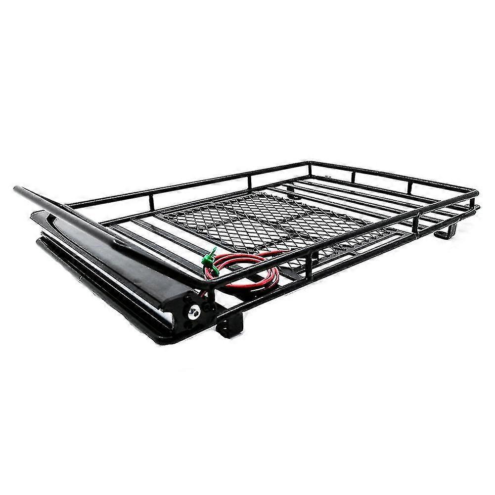 Acoperis Rack Portbagaj transportator durabil din metal pentru 1 / 10 RC Scx10 Rc4wd Tf2 Cc01
