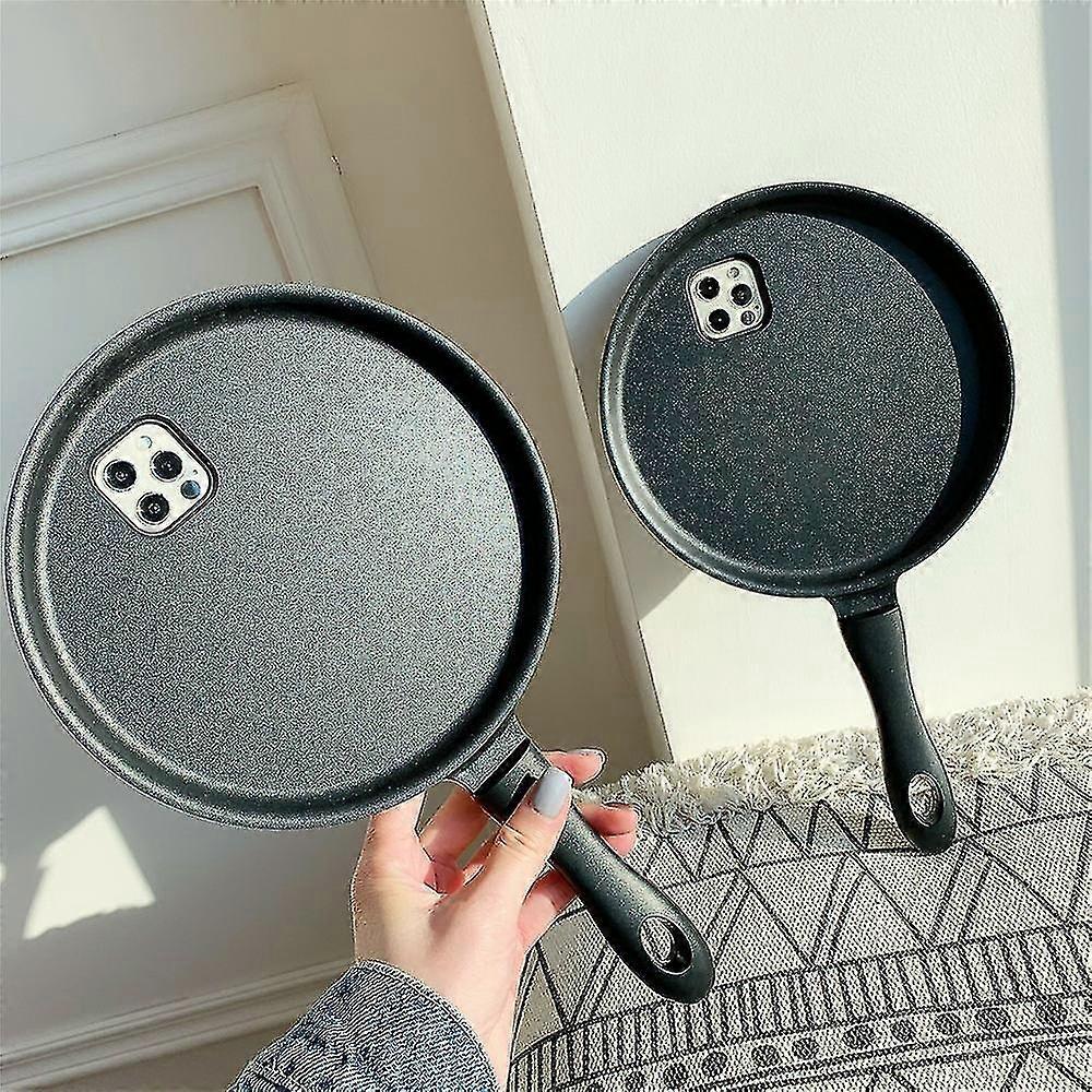 Funny 3d Frying Pan Case For Iphone 15 Pro Max/15 Pro/15 Plus/15 Frying Pan Creative Phone Case
