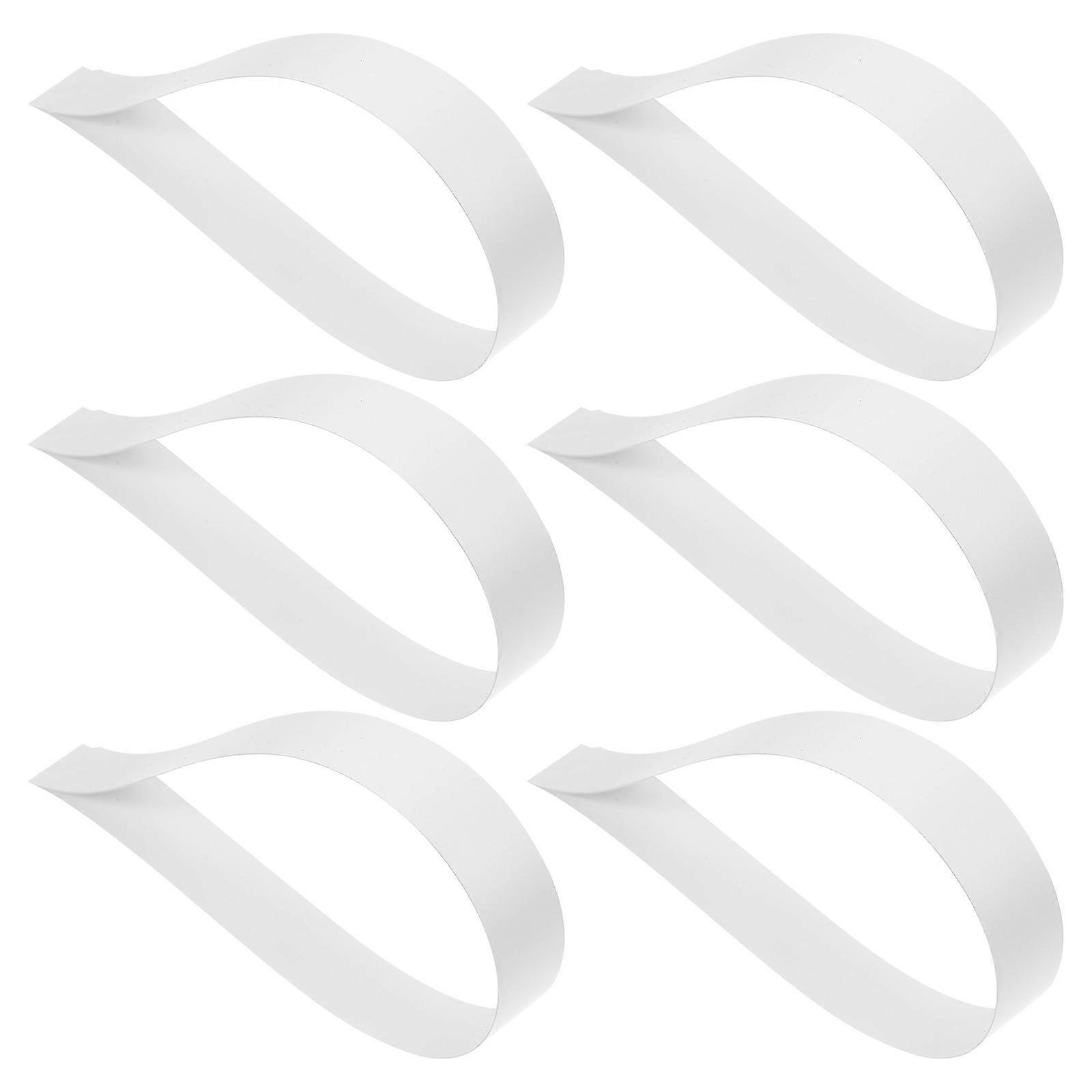 6 Pcs Spring Steel Wire Drum Wire Installation Tools Wire Mounting Strap Snare Drum Snare Drum Wire Straps