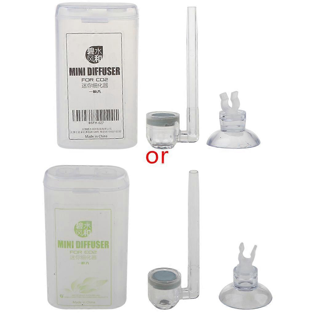 Aquarium CO2 System Bubble Diffuser U Shaped Atomizer Arcylic Tube with Suction