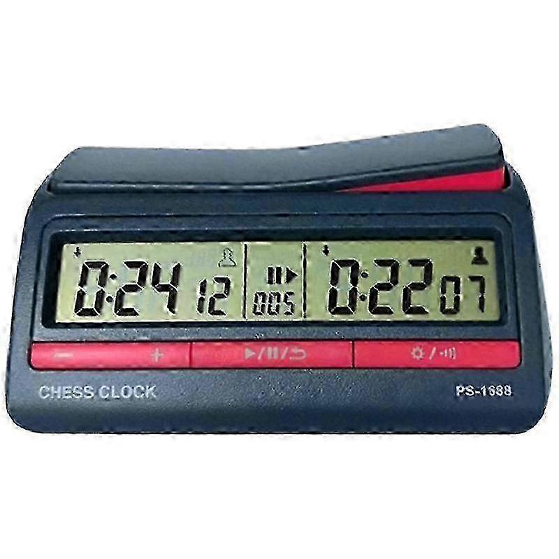 Professional Advanced Chess Digital Chess Clock Count Up Down Board Game Clock PS-1688