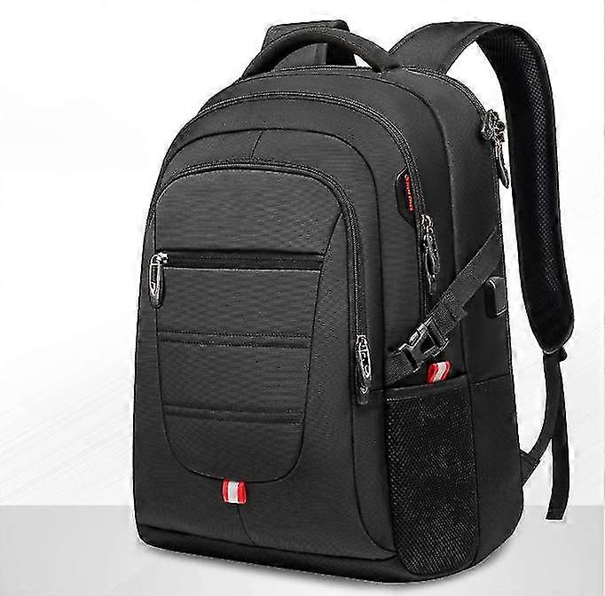 Travel Laptop Backpack With Usb Charging And Headphone Port, Large Computer Backpack With Breathable Padded Shoulder Straps, 17.3" Waterproof Computer