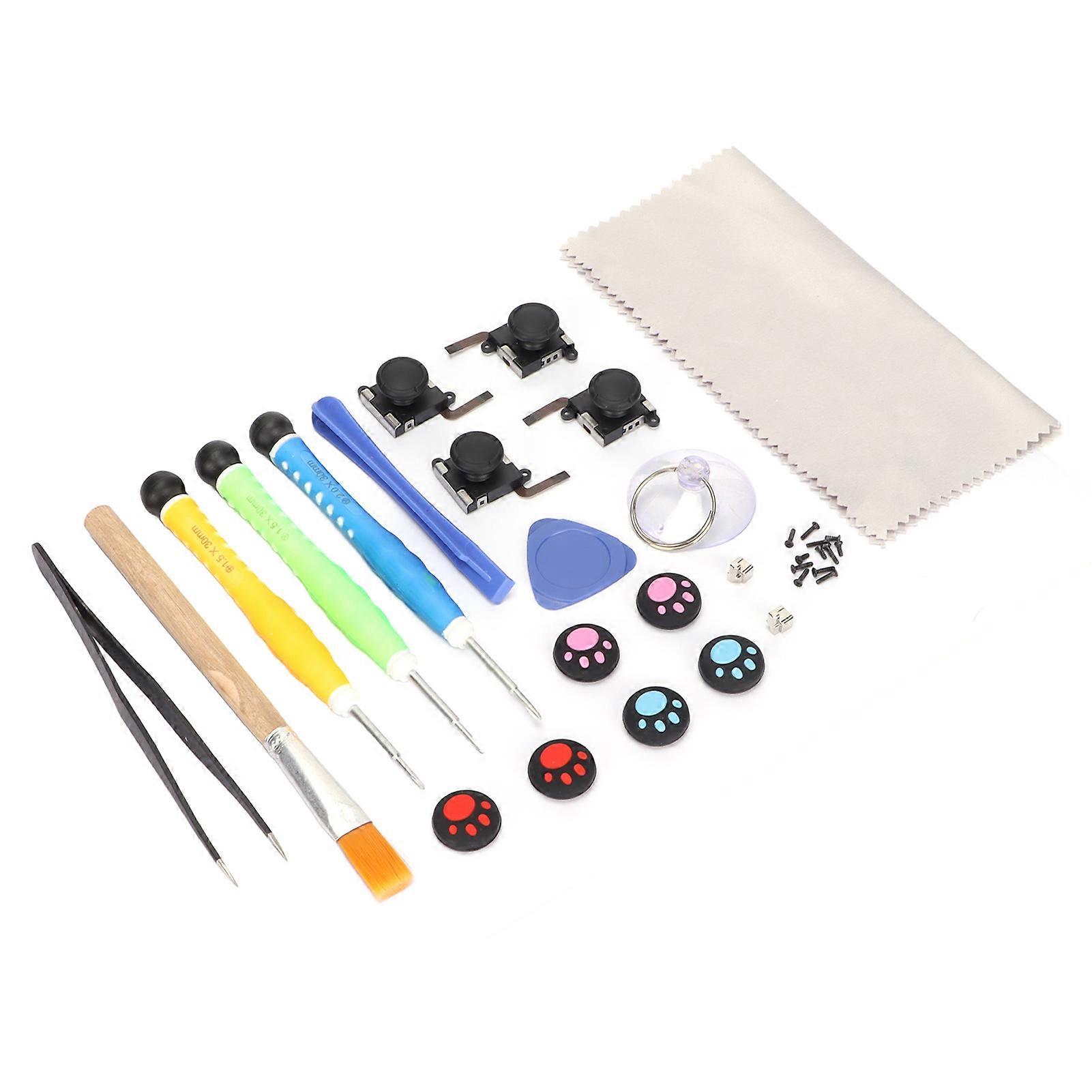 33 in 1 Switch Lite 3D Joystick Repair Kit with Handle Tools