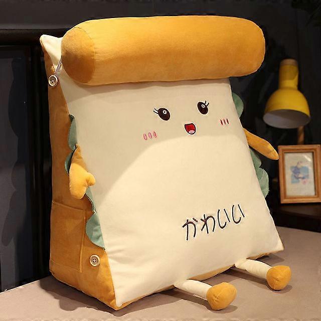 Household Decor Velvet Bed Triangular Chair Cushion Bedside Lumbar Stuffed Pillow Sofa Anti-extrusion Not Deformed