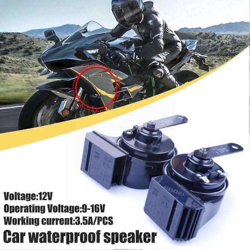 168 Car Air Horn Automotive Compressor 12V Signal Super Waterproof Horn Volume Dual Double Sound Perfect H1U5