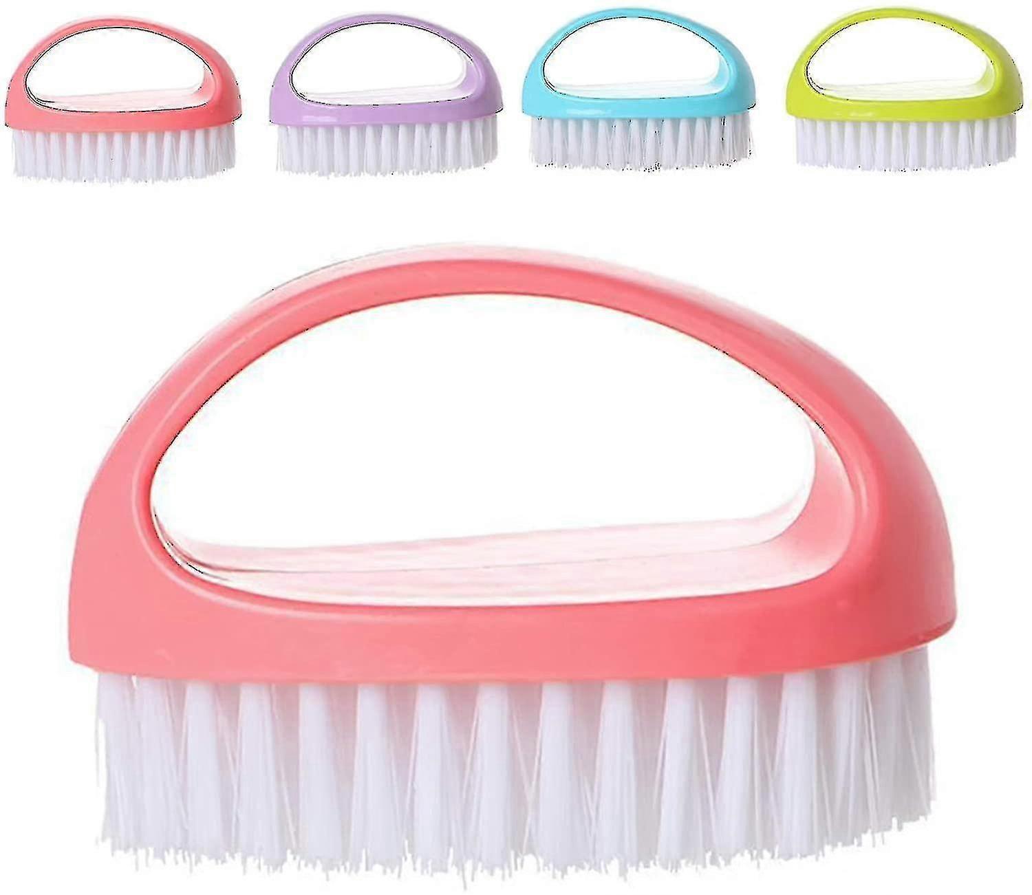 Multifunctional Candy Color Plastic Shoe Cleaning Brush Set