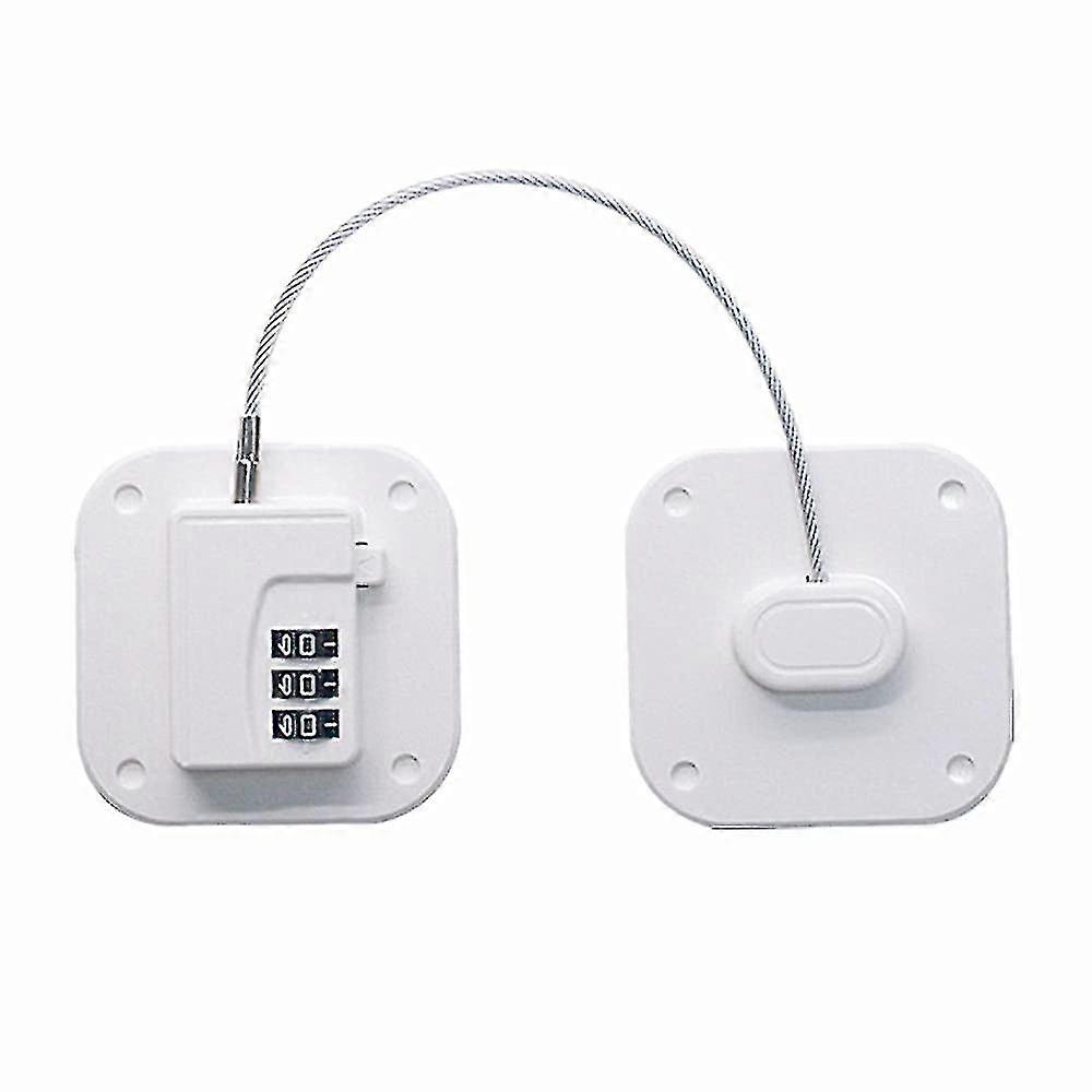 Window Code Lock Child Safety Cabinet Latch Stick Cable Window Locks For Door, Drawer, Fridge, Freezer