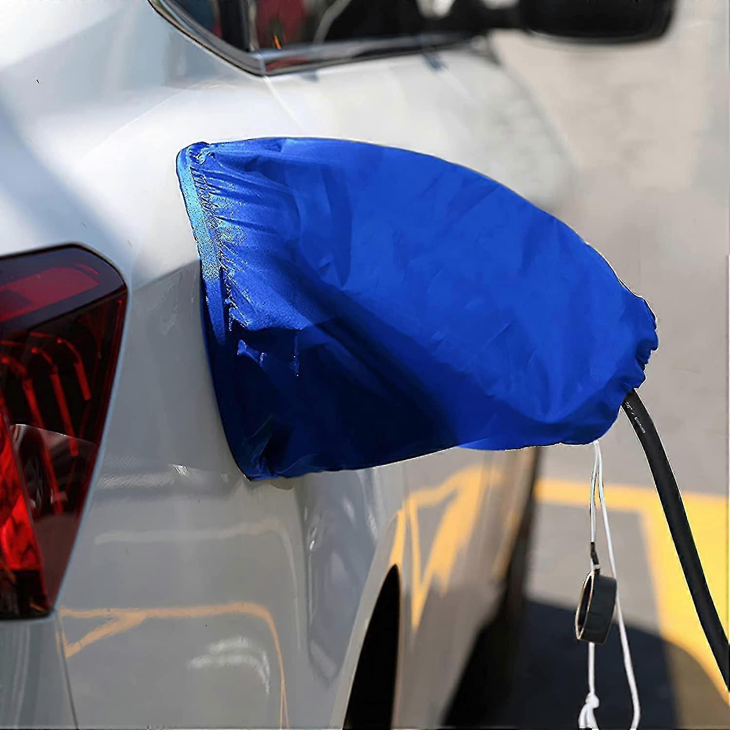 Skydd för laddningsport för elbilar, regntätt, vattentätt utomhusskydd för laddningsport för elbilar, snö, underkylt regn, sol, UV-skydd, alla väderförhållanden, magnetisk