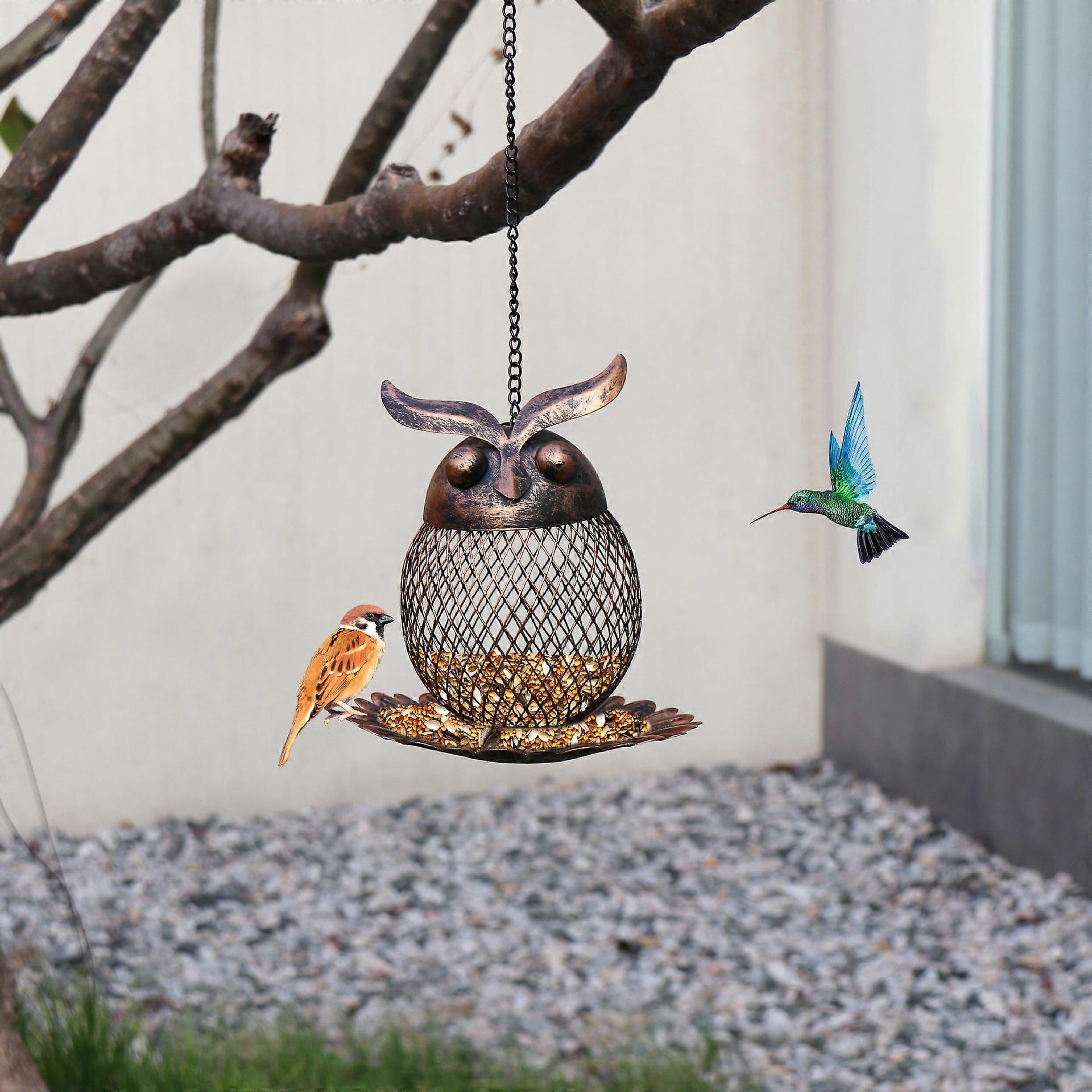 1PCS Outdoor Bird Feeder - Hanging Bird Feeder - Large Capacity Bird Seed Dispenser - Premium Bird Nest Box Station A