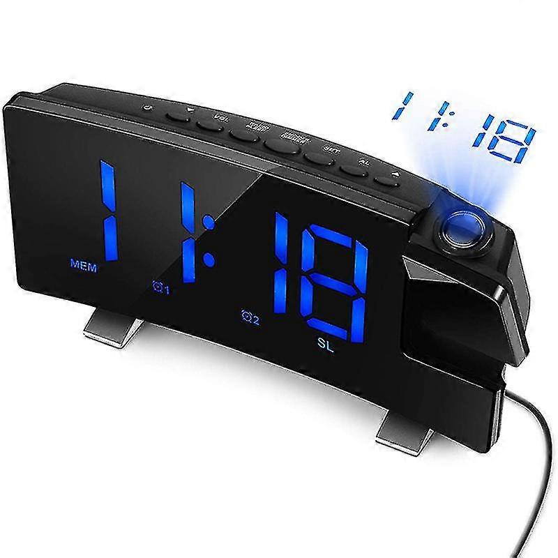 Wecker, 7-Zoll-LED-Display, Helligkeit automatisch einstellen