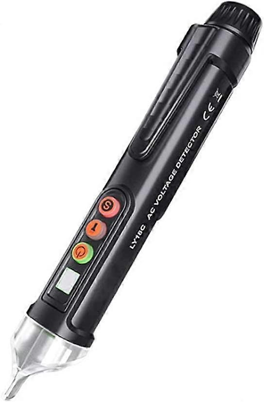 Non-Contact Voltage Tester,Adjustable Sensitivity with LED Flashlight,Buzzer Alarm,Inductive,Judgement