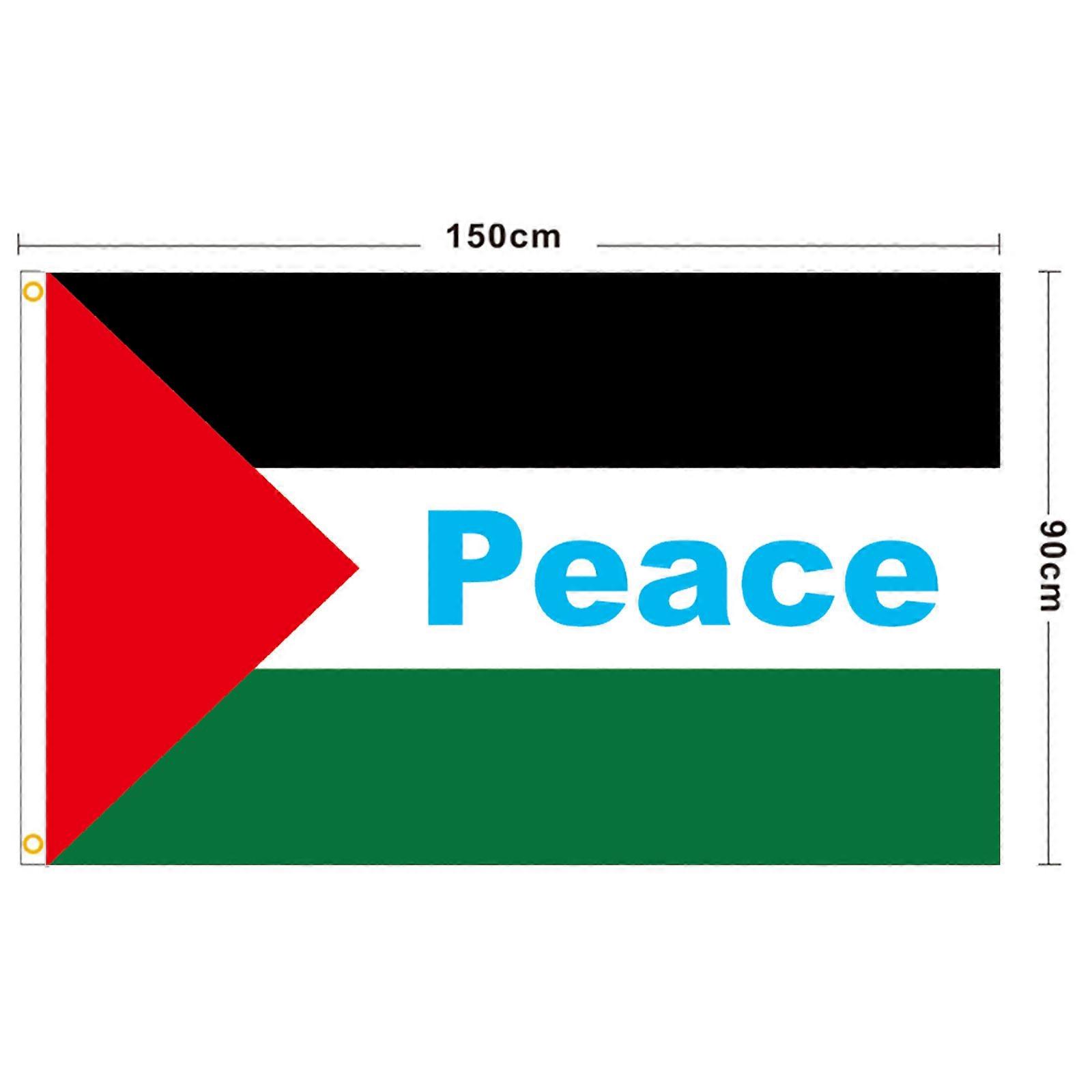 Palestine peace 90*150cm digital printed polyester flag