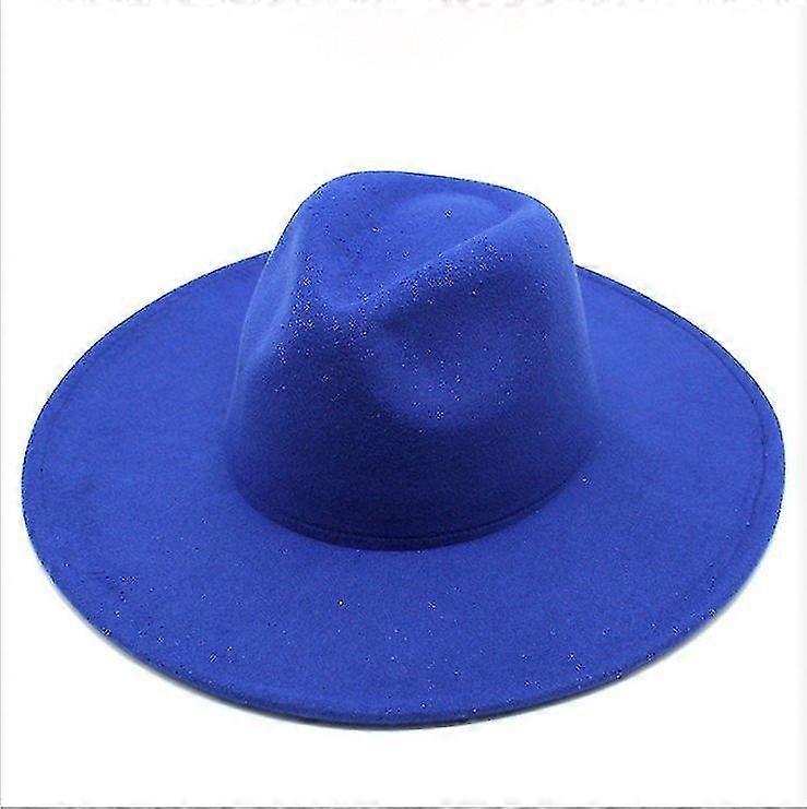 2023 Engros varm vinter klassisk bred rand Fedora hat sort hvid uld hatte mænd kvinder knuselig vinterhat