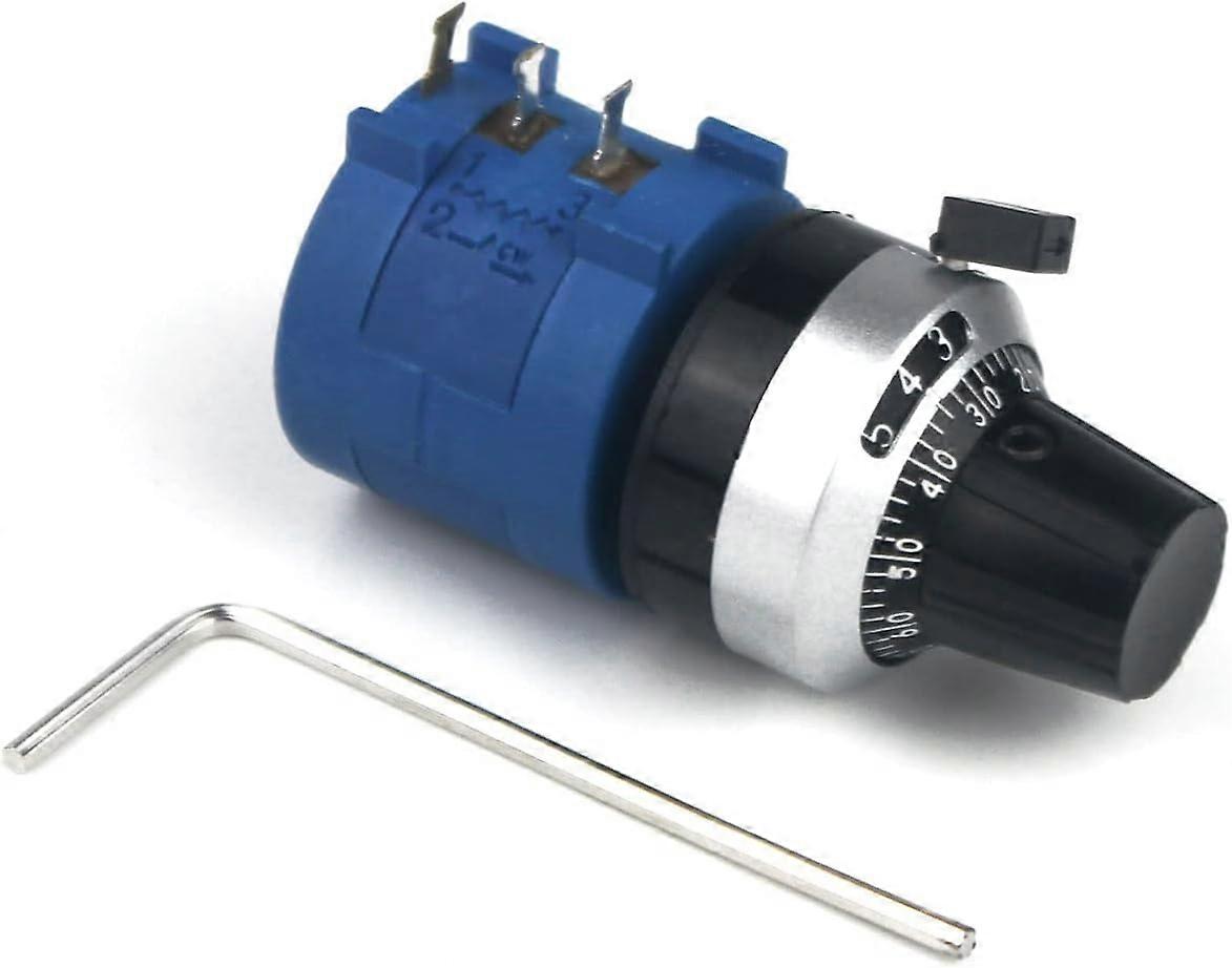 3590S-2-103L 10K Ohm 10 Beurten Draadgewonden Precisie Roterende Potentiometer Instelbare Weerstand Count Dial Draaiknop